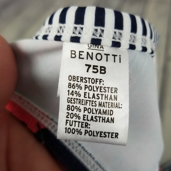 GINA BENOTTI | floral & stripe bikini swim suit - Picture 4 of 7